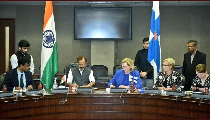 India and Finland have signed a joint declaration of Intent on migration and mobility 